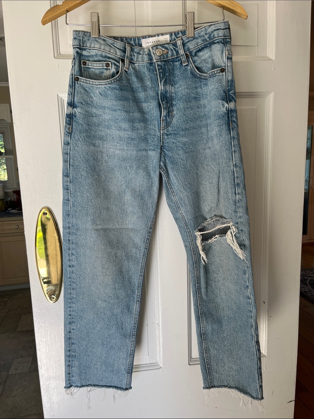 Top shop distressed jeans